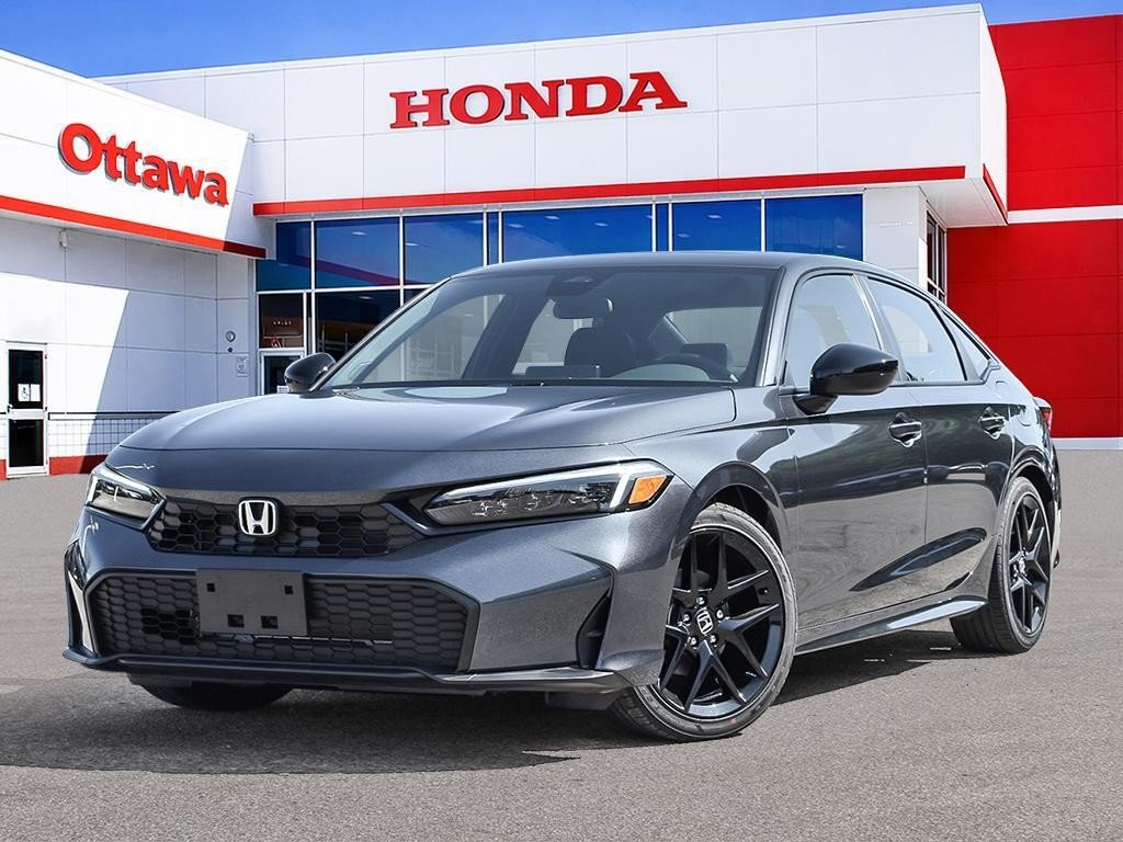 Honda Civic Berline Sport CVT Sedan 2026 Gris météorite métallisé Ottawa & Gatineau - photo #0