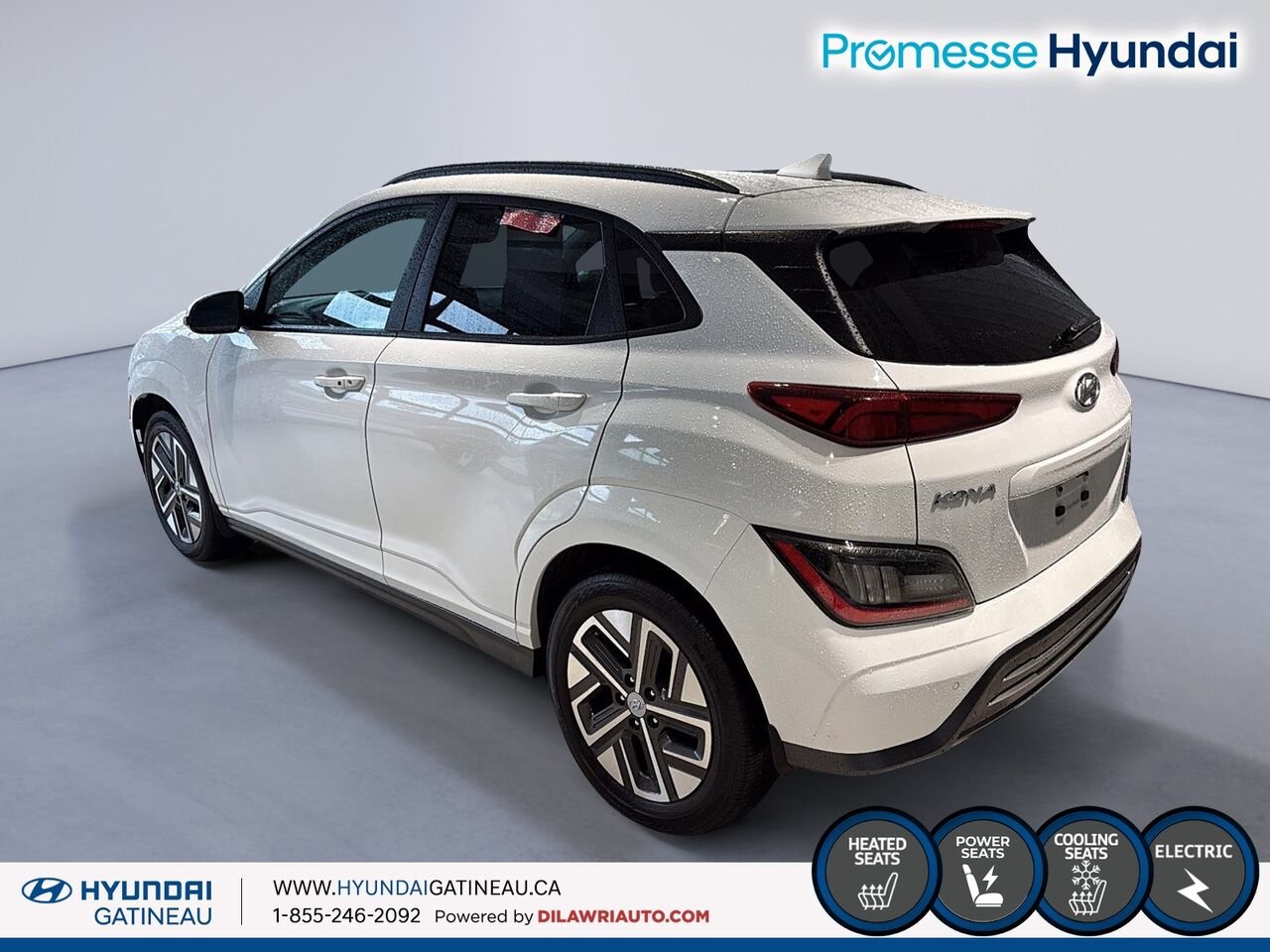 2023 Hyundai Kona Electric White Gatineau - photo #4