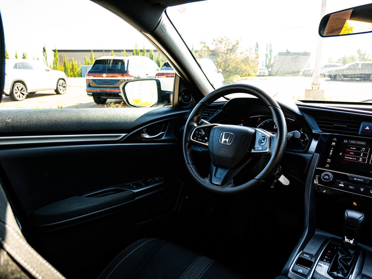 2018 Honda Civic Hatchback LX CVT White Sherwood Park - photo #25