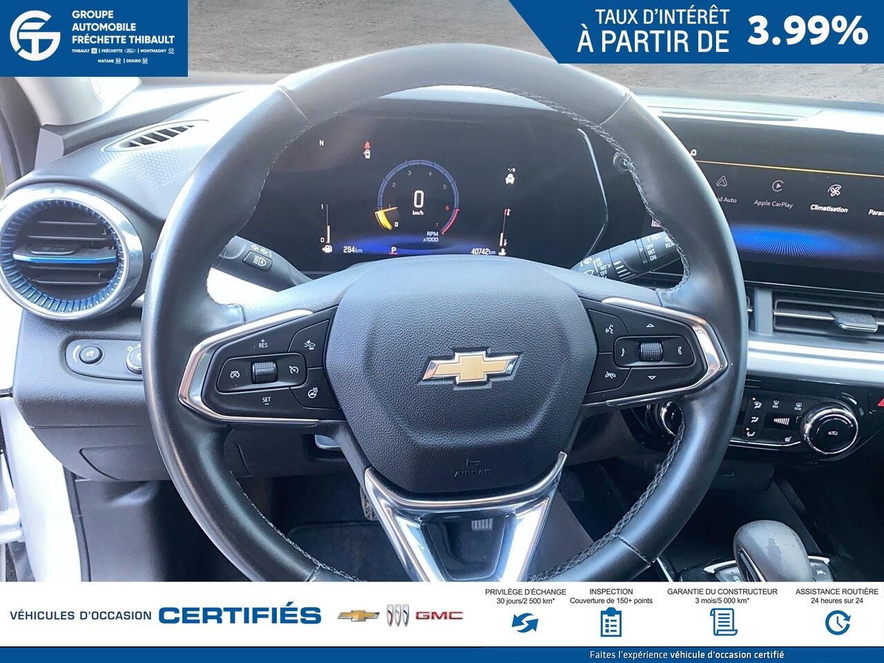 CHEVROLET TRAX Traction avant 4 portes LT 2025 Blanc Montmagny - photo #10