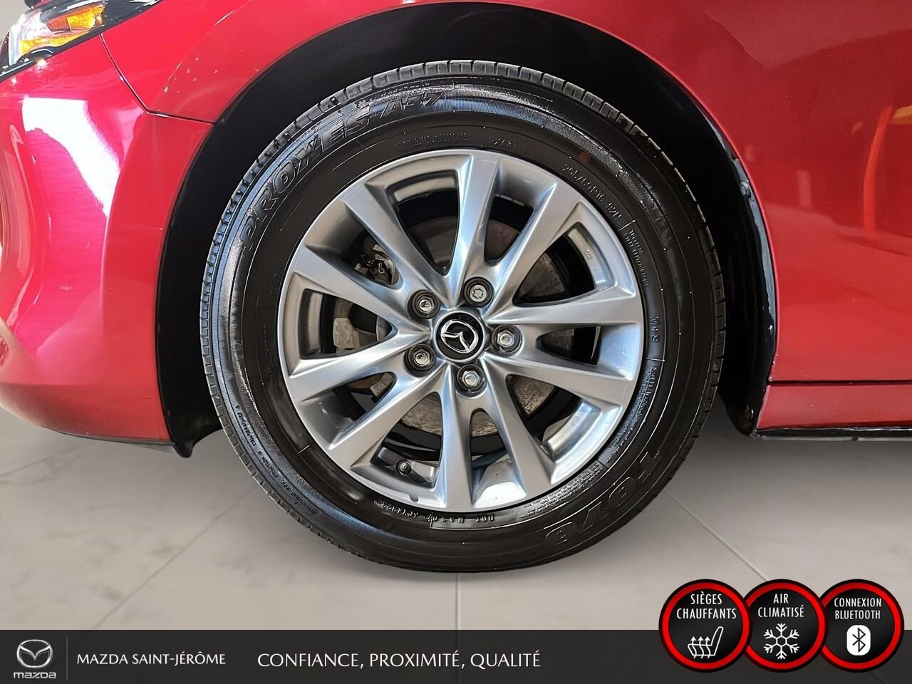 Mazda Mazda3 Sport GS LUXURY | AWD | TOIT OUVRANT | CUIR | 2024 Rouge Saint-Jérôme - photo #11