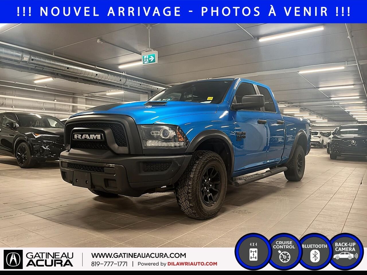 2021 Ram 1500 Classic Warlock Quad Cab 4x4 Blue Ottawa & Gatineau - photo #0