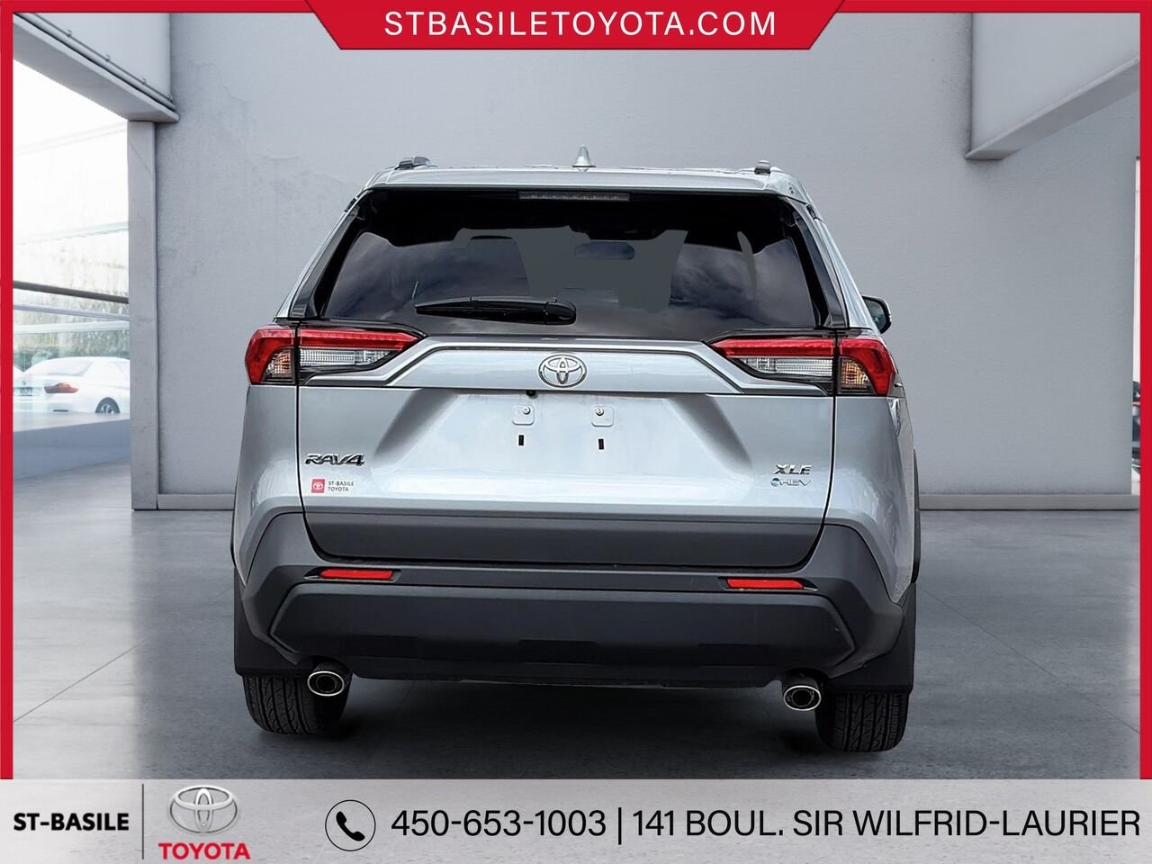 2025 Toyota RAV4 Hybrid Silver Sky Metallic Saint-Basile-le-Grand - photo #3