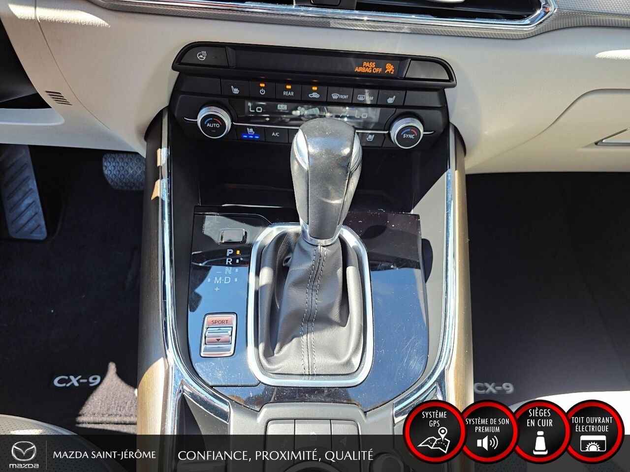 2022 Mazda CX-9 Signature | AWD | TOIT OUVRANT | CUIR | 6 PASS Blue Saint-Jérôme - photo #18