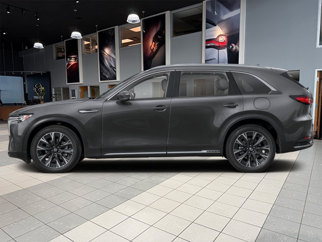 MAZDA CX-90 hybride rechargeable 2026 Gris mécanique métallisé Notre-Dame-des-Prairies - photo #1