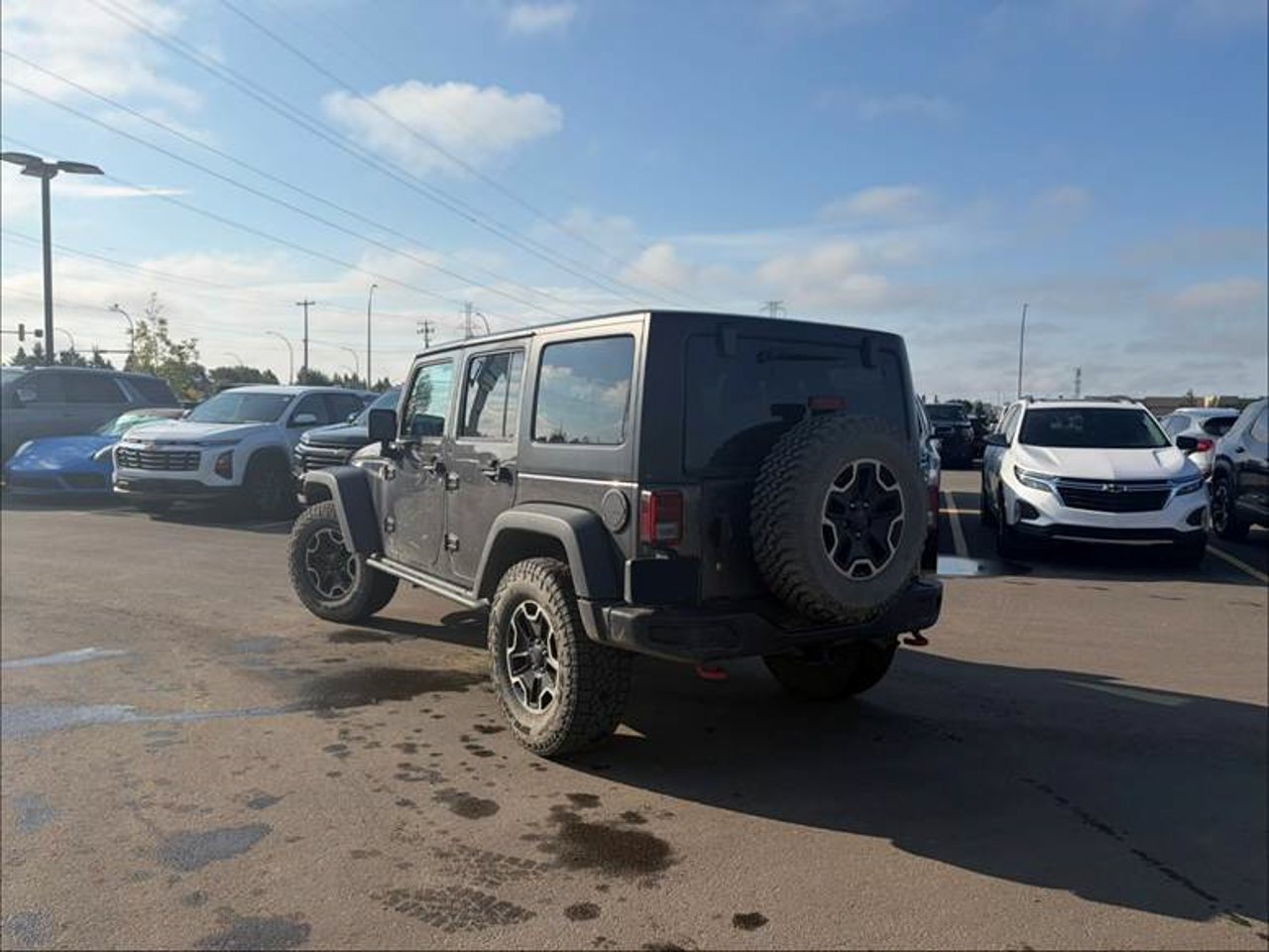 2017 Jeep Wrangler Unlimited 4WD 4dr Rubicon Grey Sherwood Park - photo #3