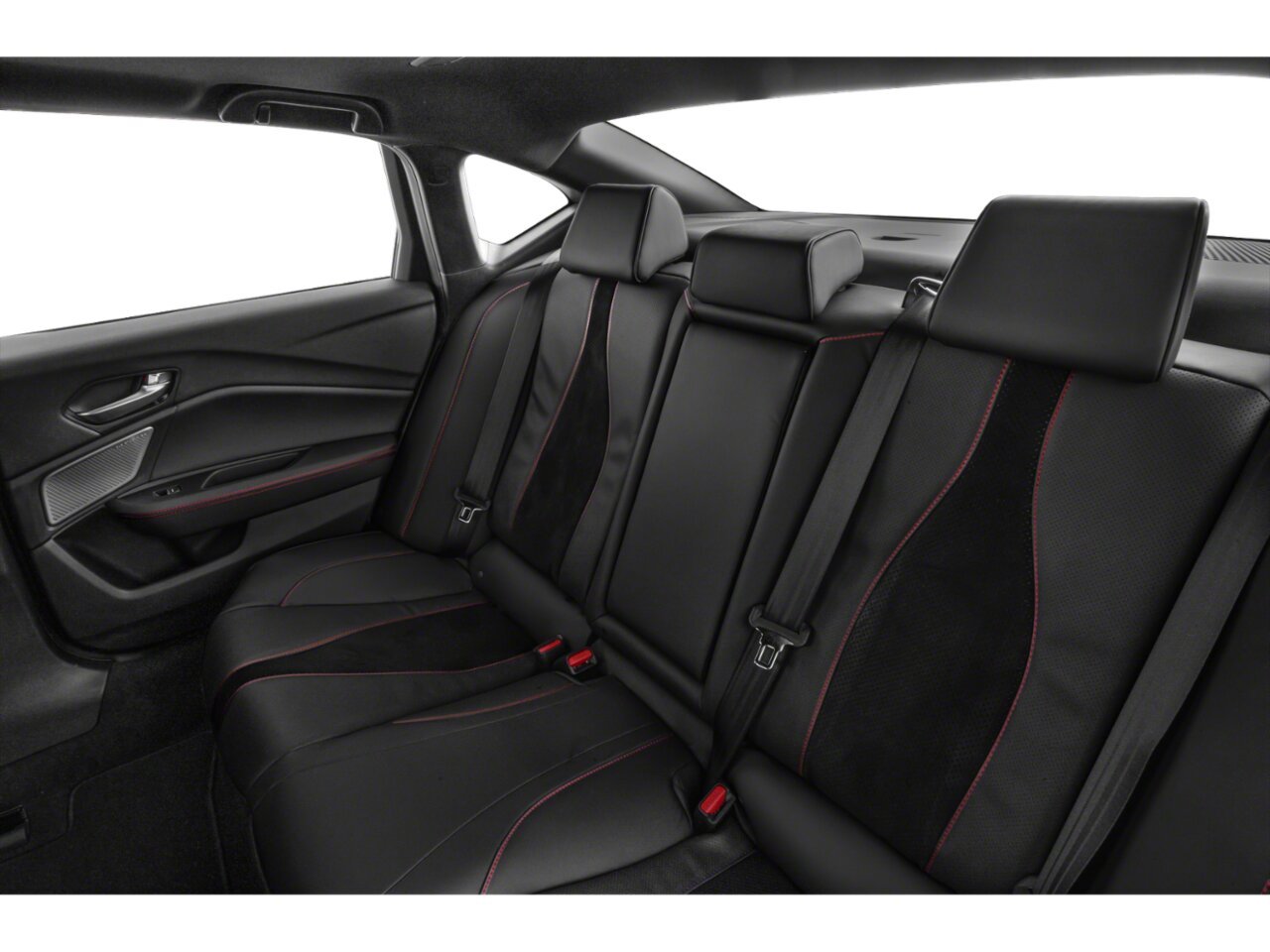 Acura TLX A-Spec 2023 MAJESTIC BLACK PEARL(NH-893PZ)-RED Saint-Eustache - photo #4