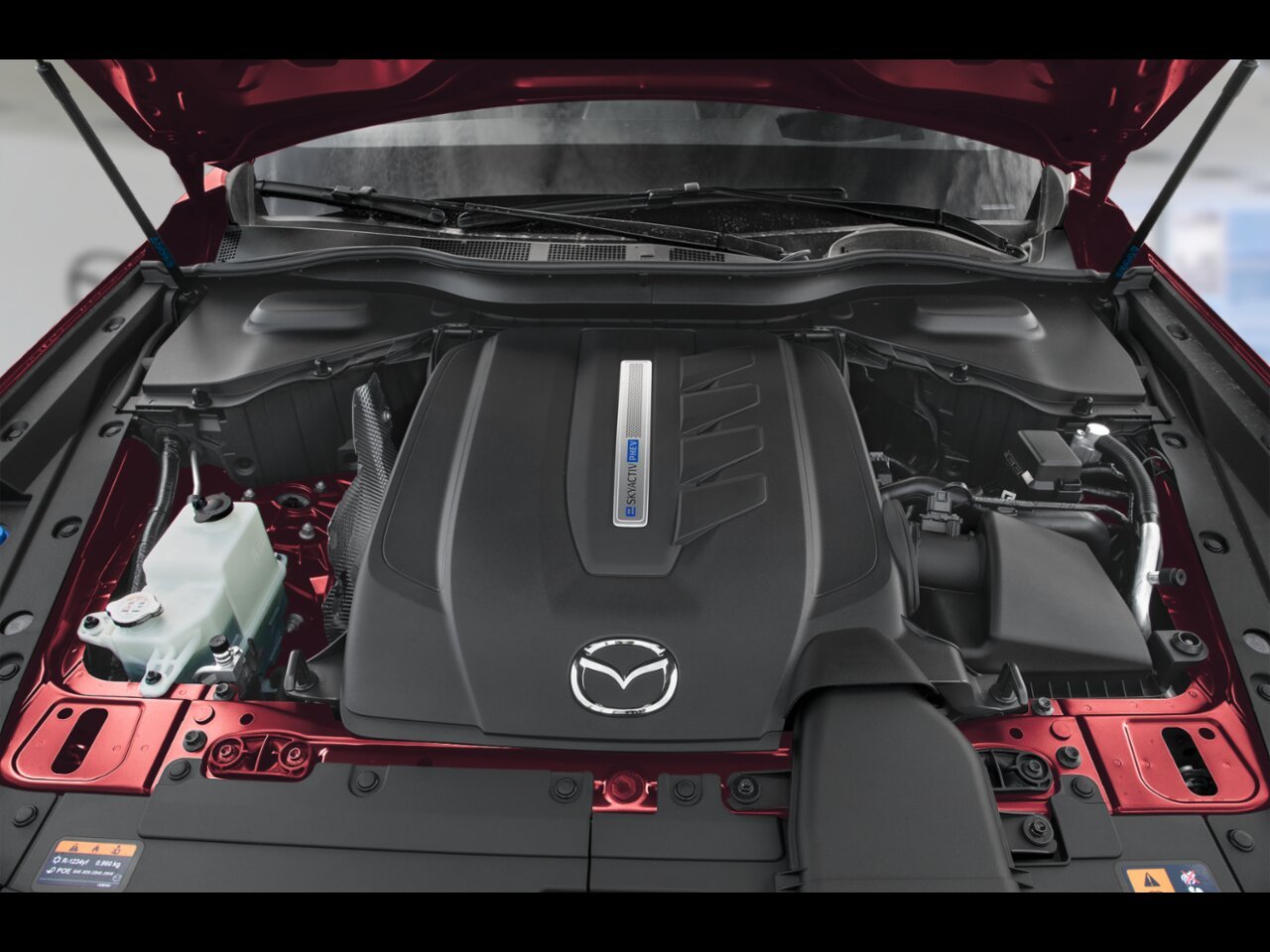 MAZDA CX-90 hybride rechargeable NIV JM3KKDHA6T1398787 2026 Rouge artisanal cristal métallisé Chicoutimi - photo #12