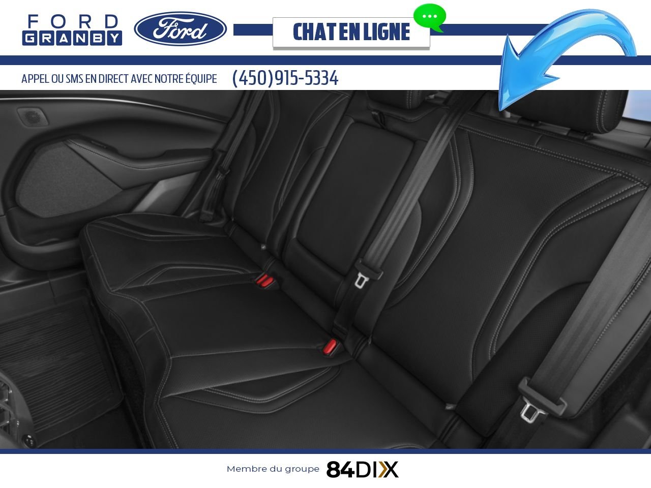 Ford Mustang Mach-E 2025 Blanc astral métallisé trois couches Granby - photo #9
