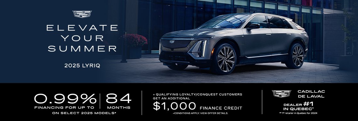 Lyriq 2025 - Cadillac de Laval - Ne pas toucher svp