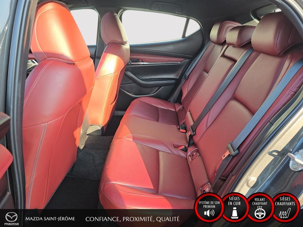 2023 Mazda Mazda3 Sport GT avec moteur turbo | TOIT OUVRANT | CUIR ROUGE | AWD Grey Saint-Jérôme - photo #20