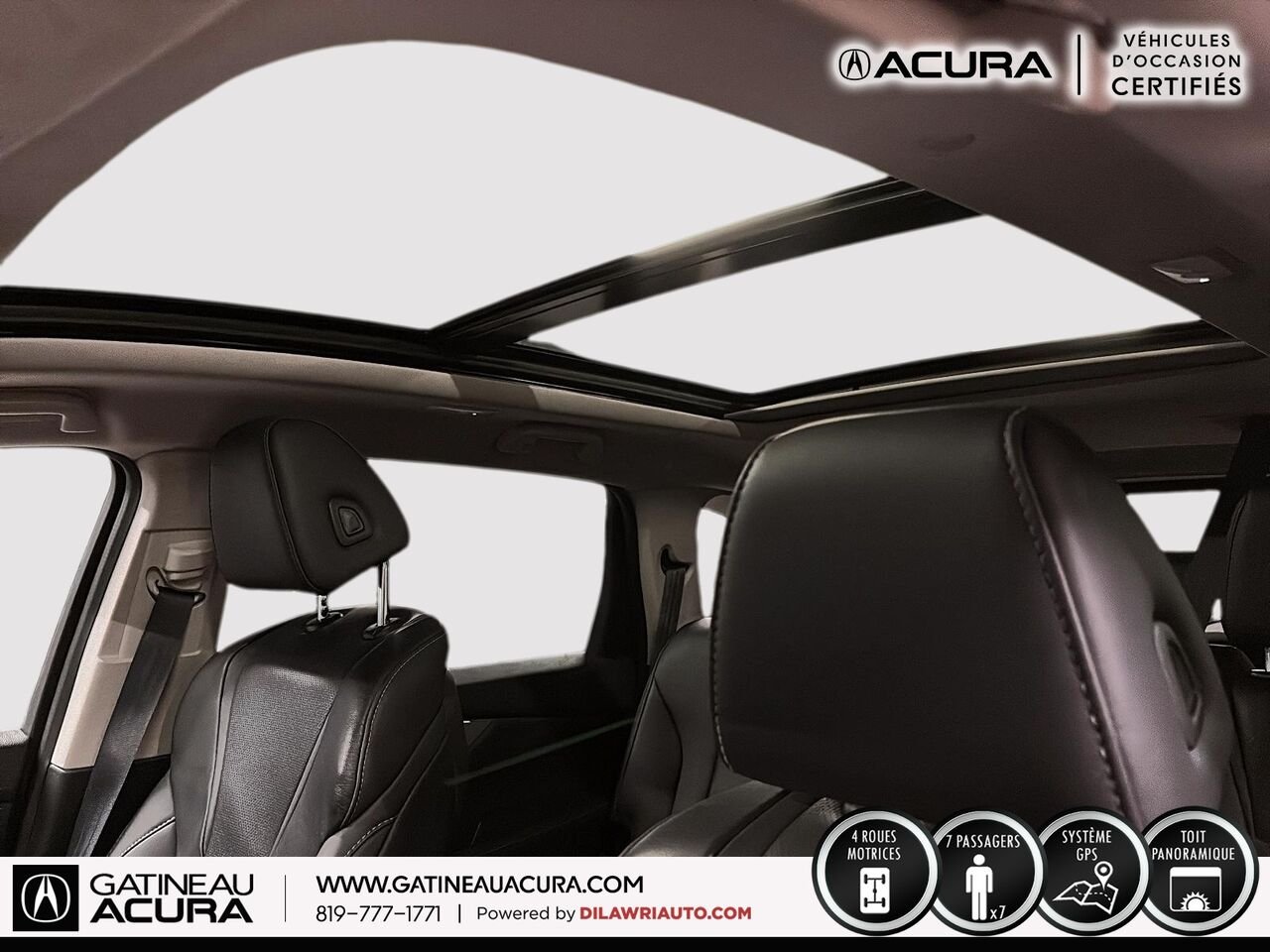 2024 Acura MDX Tech SH-AWD Black Gatineau - photo #4
