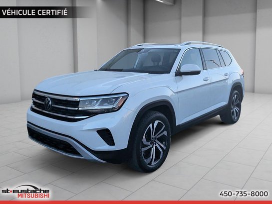 Volkswagen Atlas Highline 3.6 FSI 4MOTION-7 PASSAGERS-CUIR-TOIT PANORAMIQUE-SIÈGES CHAUFFANTS 2023 Blanc