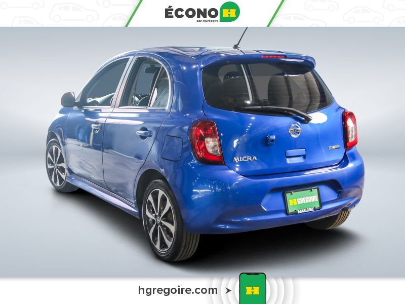Nissan MICRA 2017 Bleu Blainville - photo #4