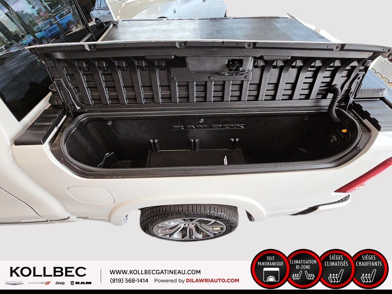RAM 1500 Tungsten cabine d'équipe 4x4 caisse de 5 pi 7 po 2026 Triple couche nacrée ivoire Ottawa & Gatineau - photo #32