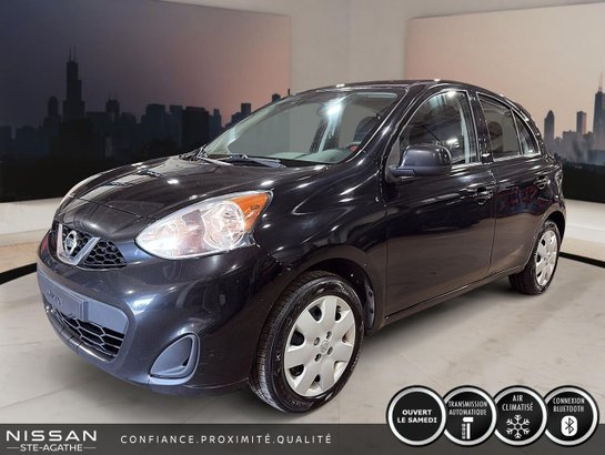2017 Nissan Micra SV | AUTOMATIQUE | CLIMATISATION | JAMAIS ACCIDENTÉ Black