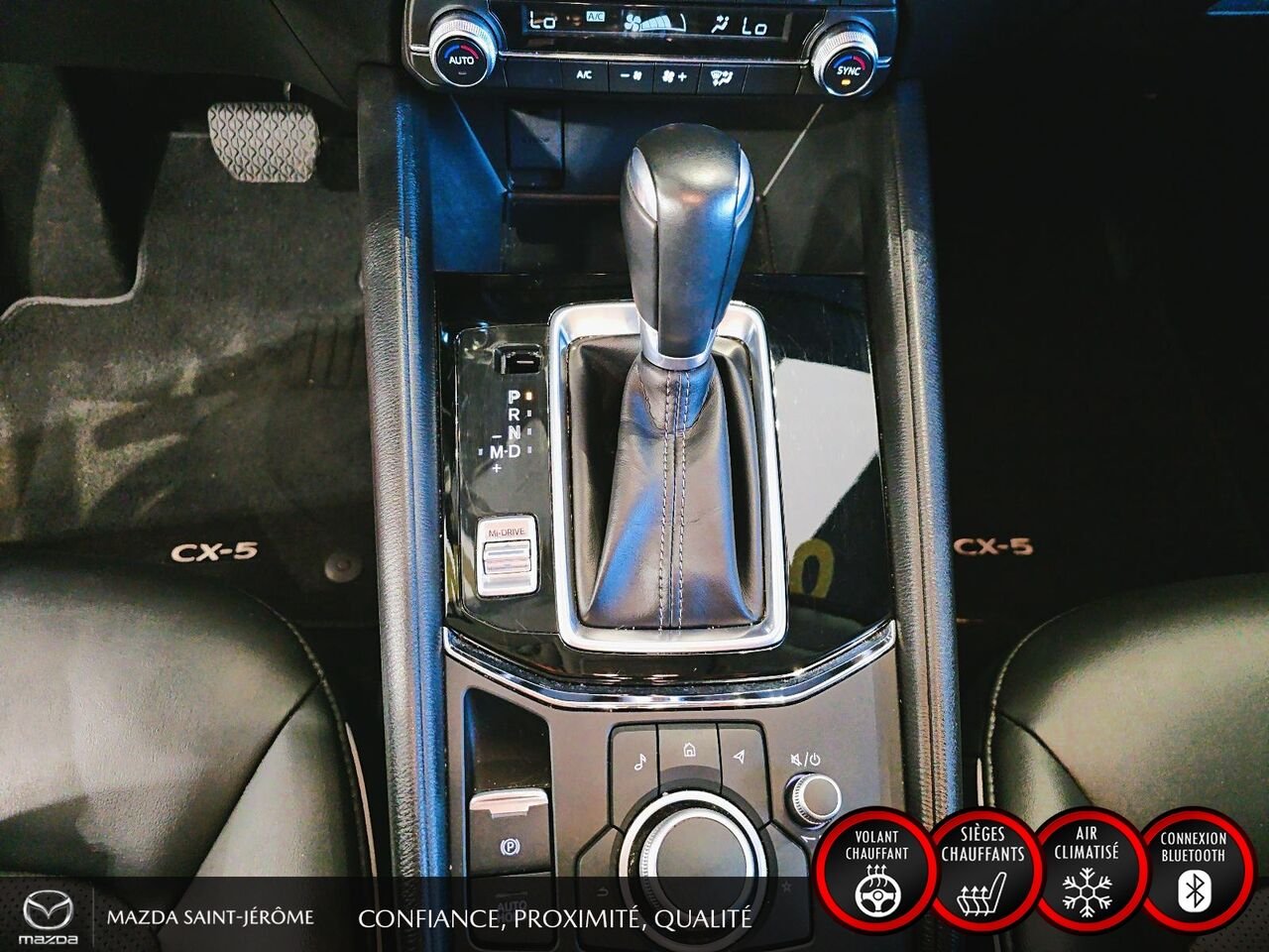 2024 Mazda CX-5 GS | AWD | SIMILICUIR | HAYON ÉLECTRIQUE | VOLANT CHAUFFANT Red Saint-Jérôme - photo #18