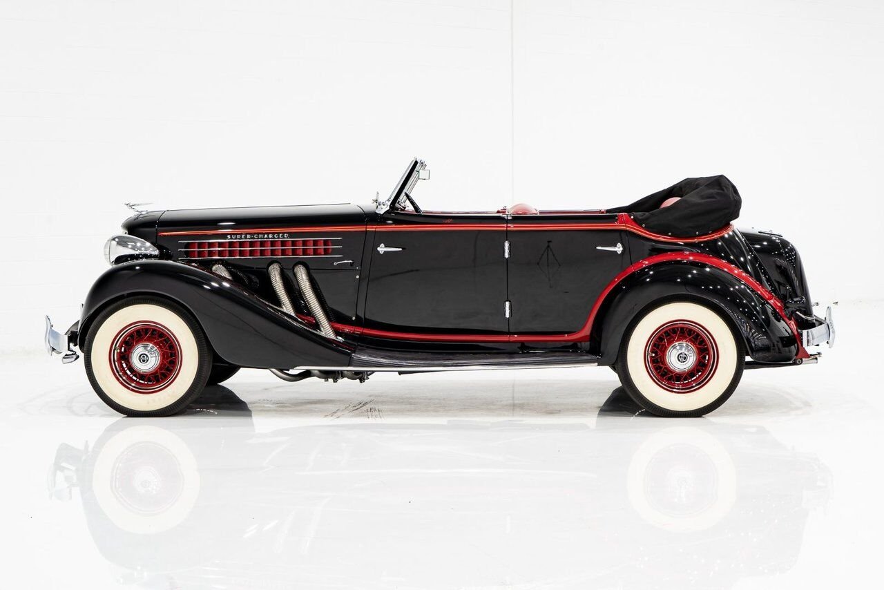 Auburn 851 Supercharge Phaeton **PRIX EN USD** 1935 Noir Montréal - photo #29