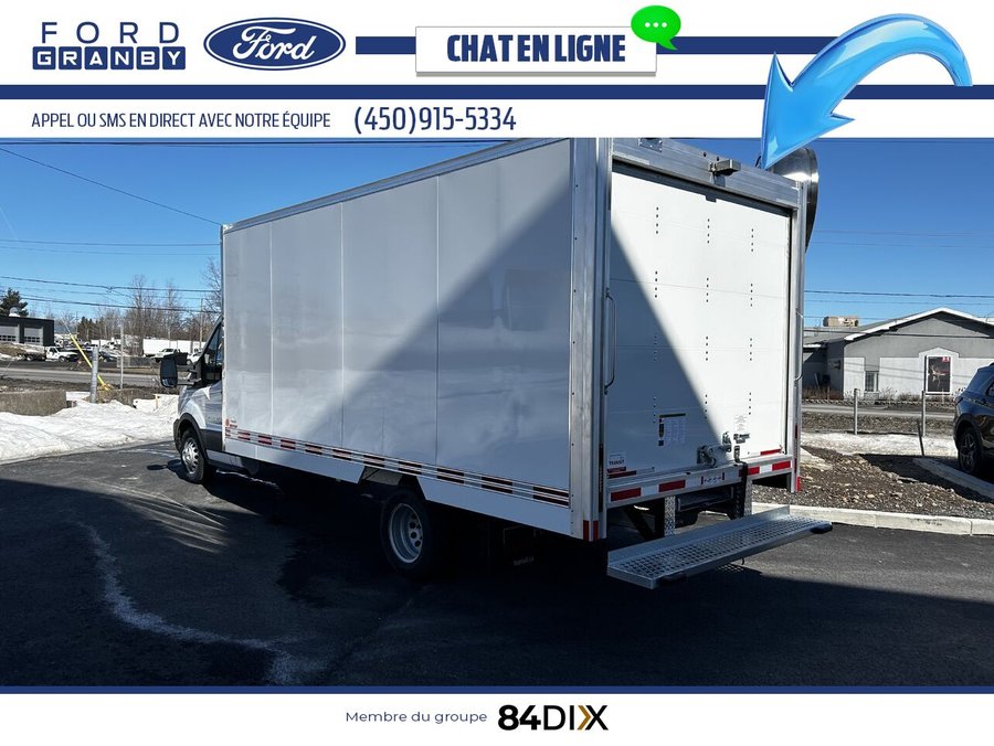 2024 Ford TRANSIT FOURGON TRONQUÉ White