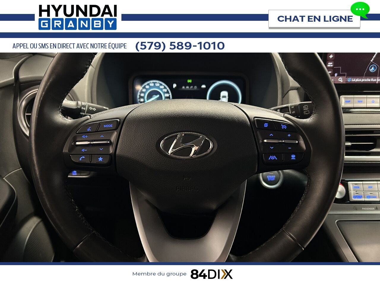 Hyundai Kona électrique 2023 Noir Granby - photo #15