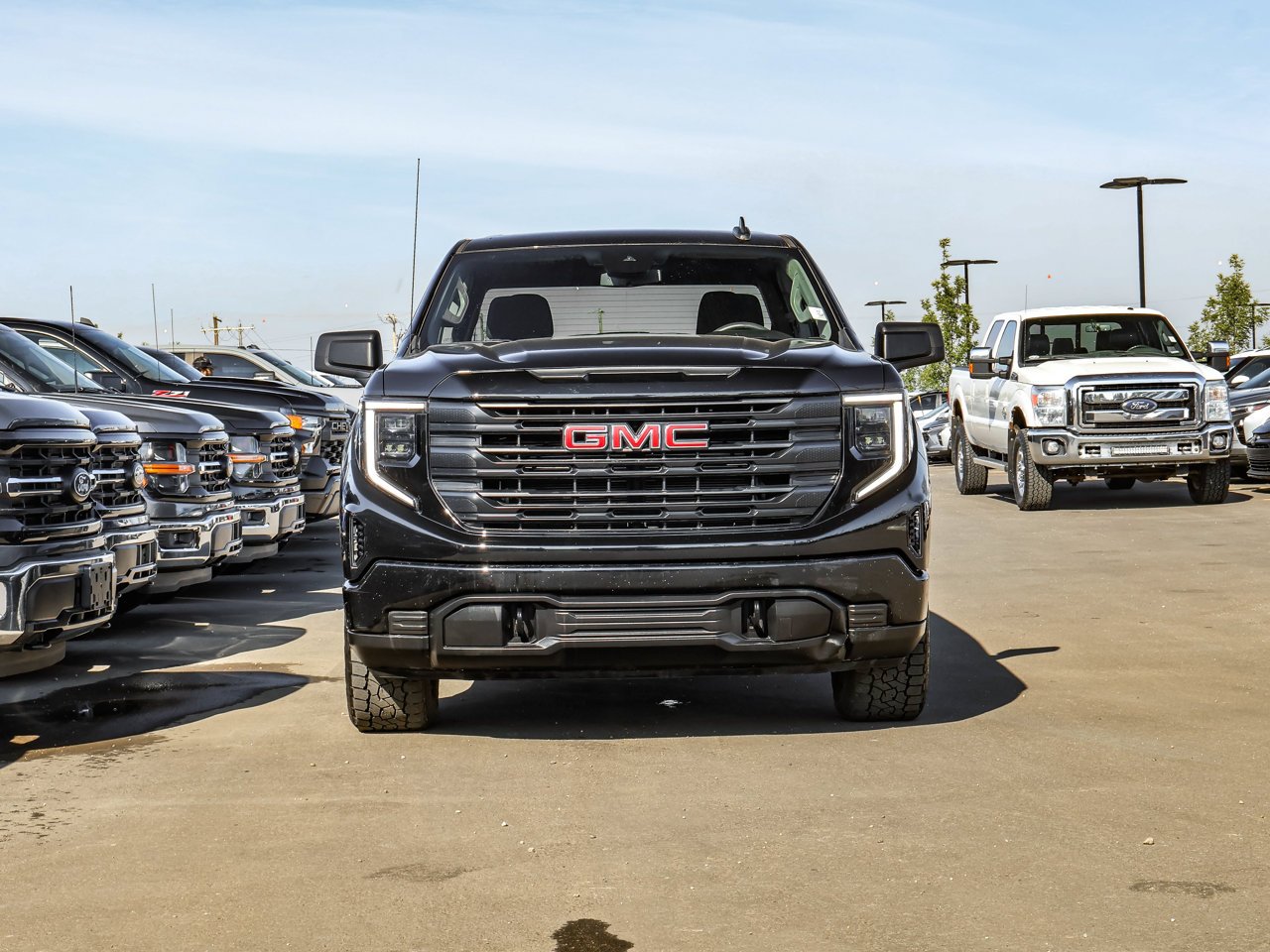 2024 GMC Sierra 1500 4WD Crew Cab 147 Pro Black Sherwood Park - photo #2
