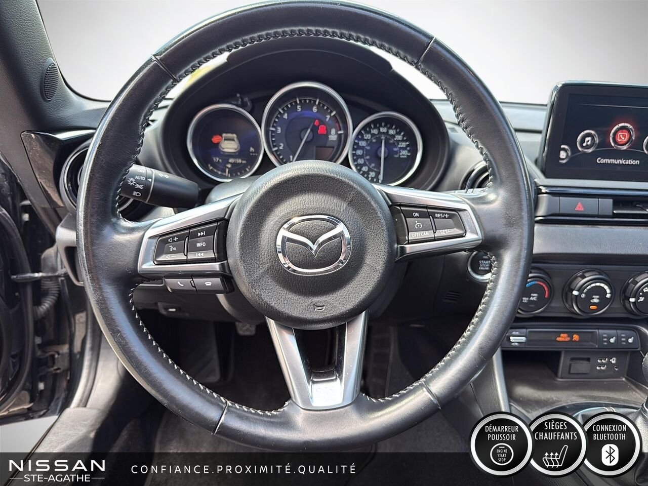 Mazda MX-5 RF GS-P | TOIT RIGIDE ESCAMOTABLE | MANUELLE 6 VITESSES | PROPULSION 2022 Noir Saint-Jérôme - photo #11