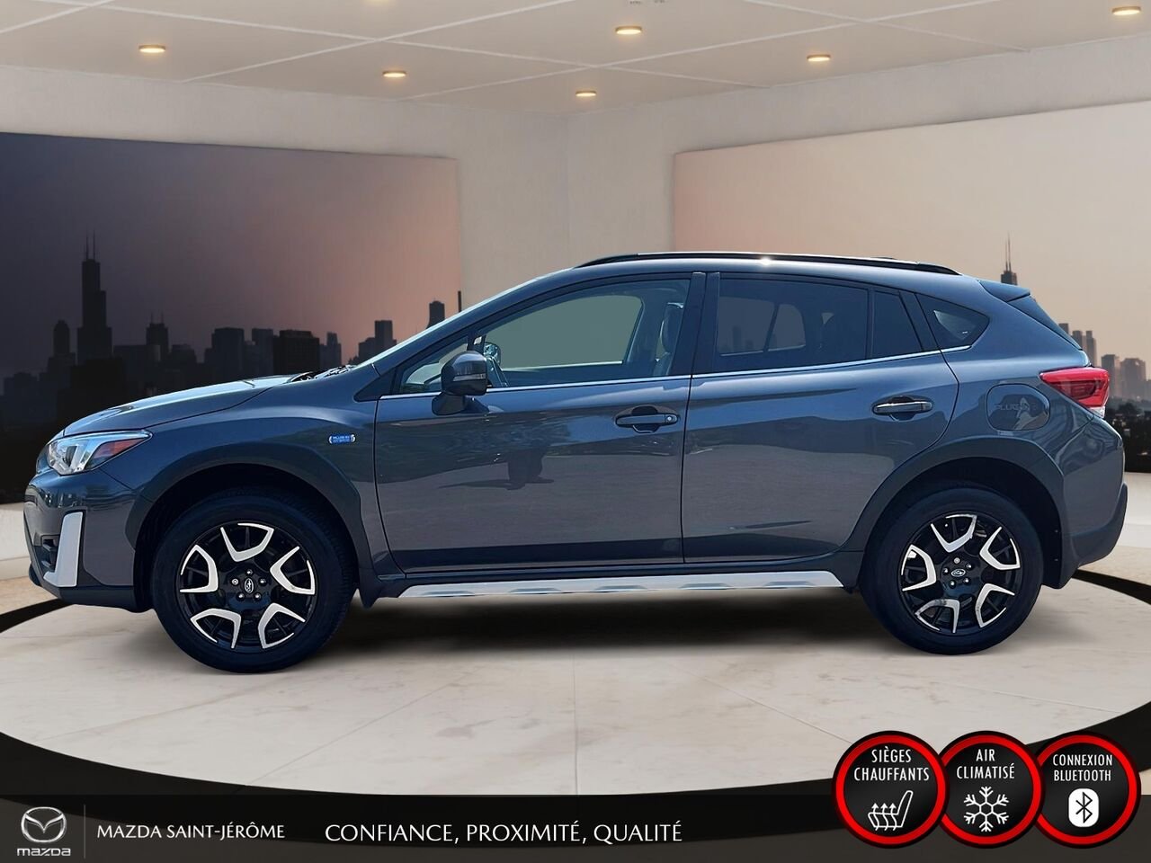 Subaru Crosstrek hybride rechargeable Limited HYBRIDE RECHARGEABLE | TOIT OUVRANT | AWD 2023 Gris Saint-Jérôme - photo #10