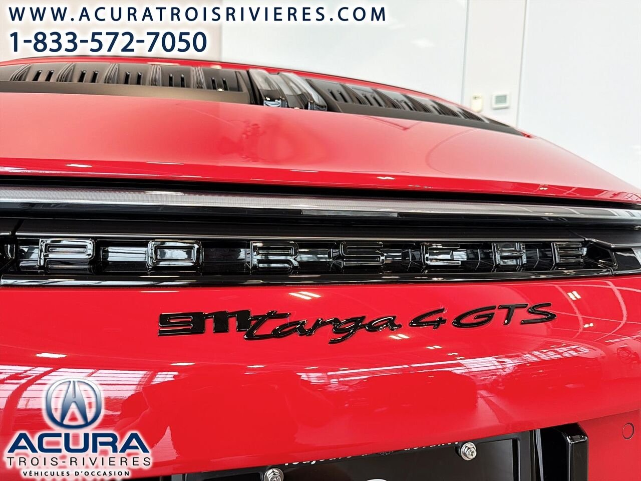 Porsche 911 TARGA 4 GTS T-HYBRID 2026 Rouge Trois-Rivières - photo #17