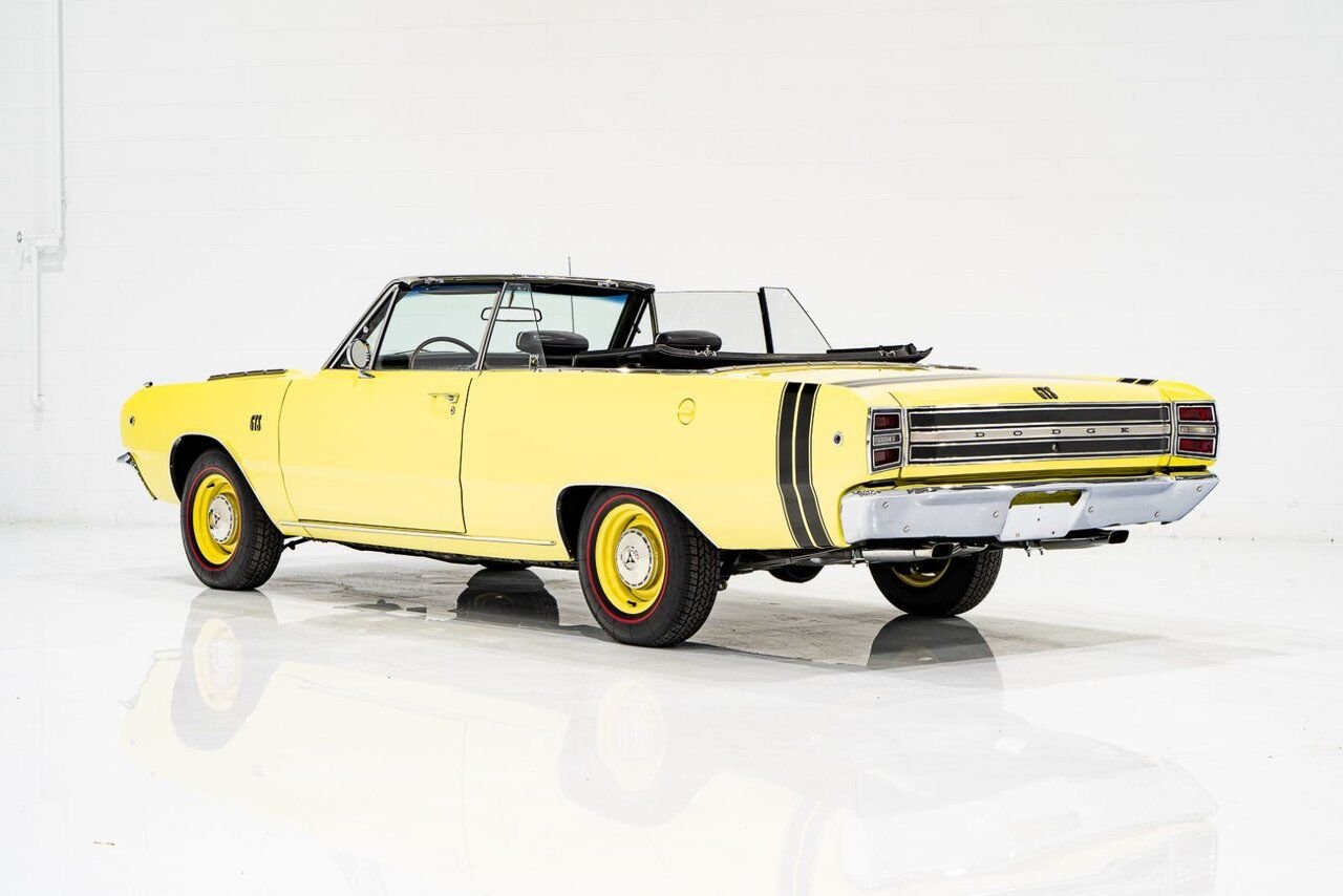 1968 Dodge Dart *PRIX EN USD* GTS Conv Matching #s 340 cu in With Original Built Sheet Yellow Montreal - photo #90