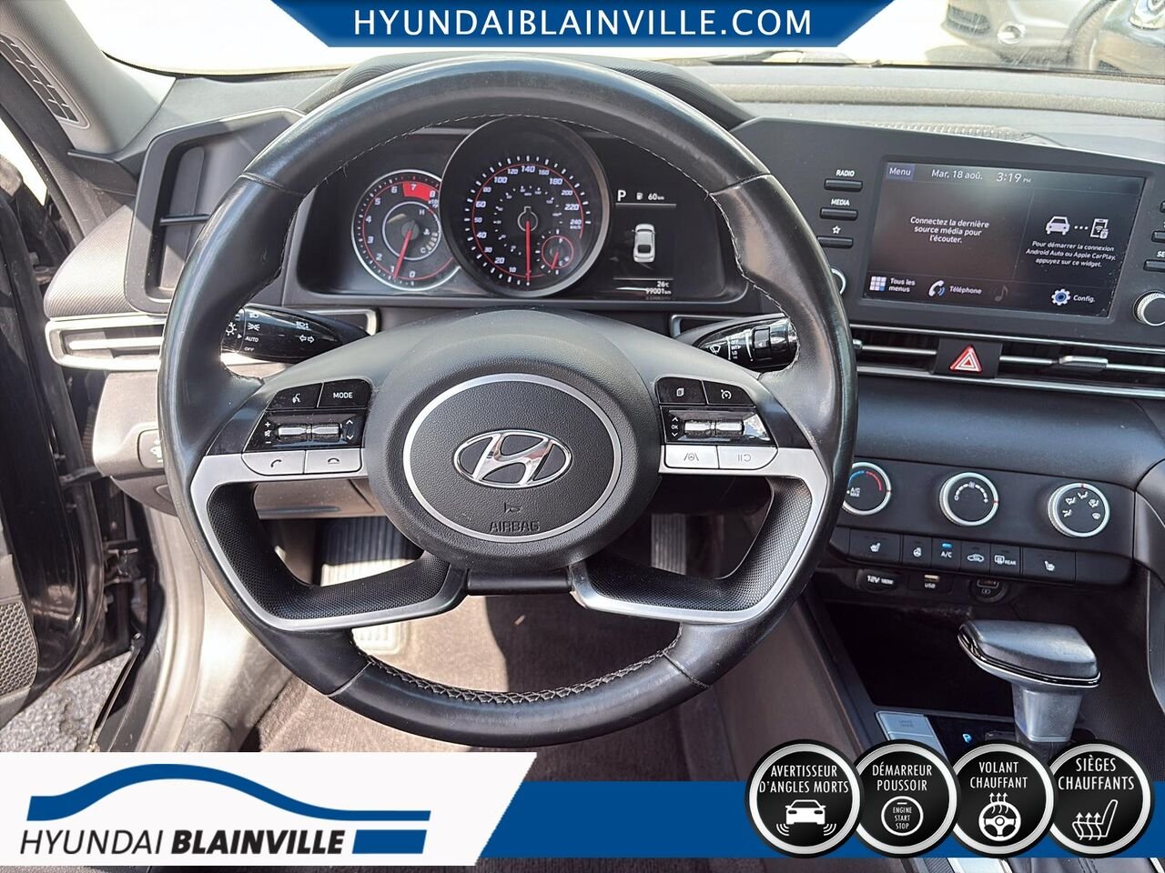 Hyundai Elantra 2021 Noir Blainville - photo #13