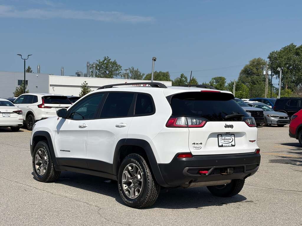 2020 Jeep Cherokee Trailhawk Elite 4x4 White Gatineau - photo #2