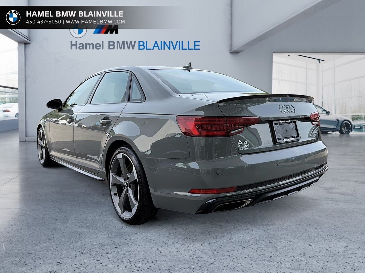 Audi berline A4 Progressiv 45 TFSI quattro 2019 Gris Blainville - photo #3