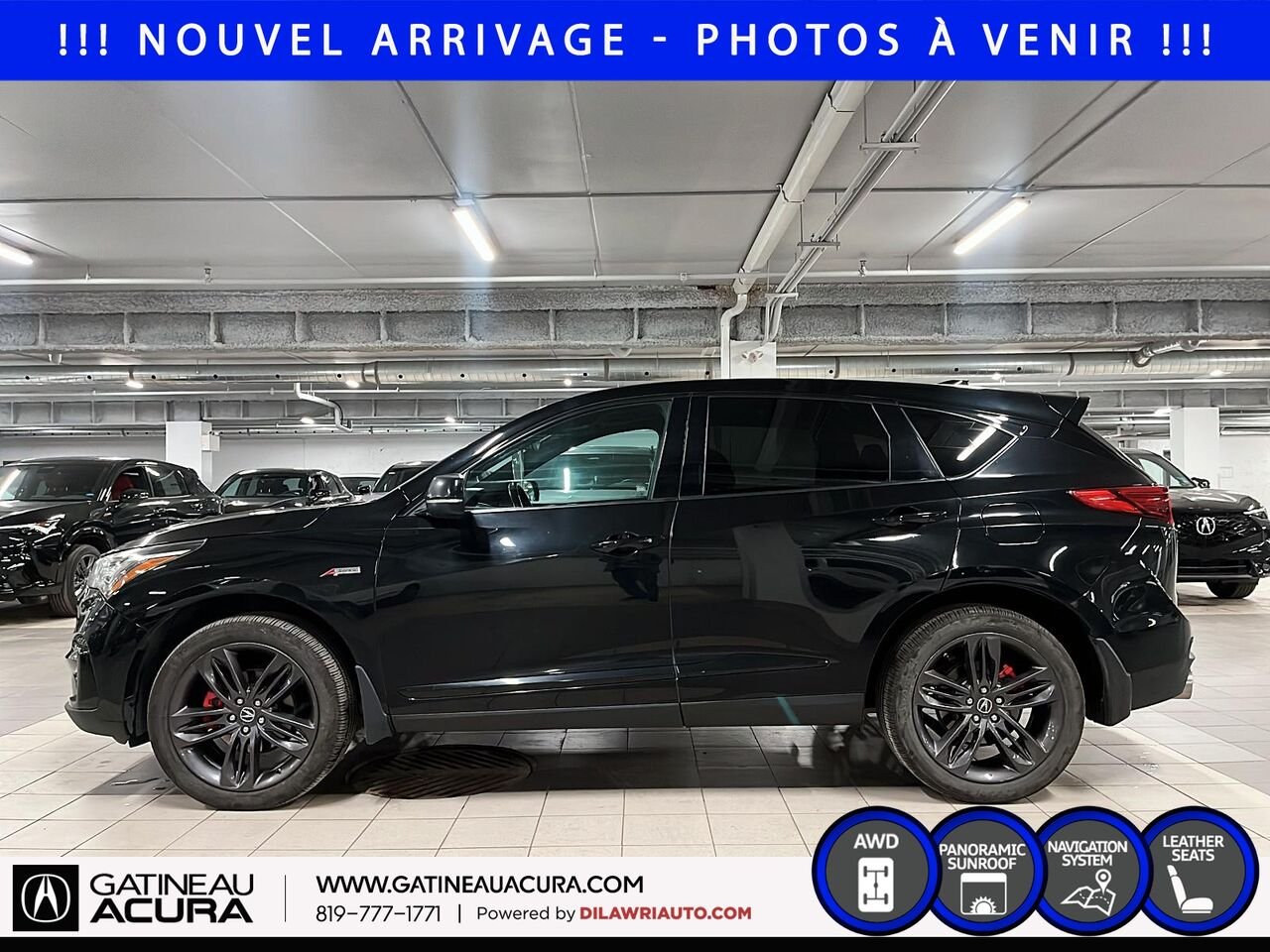Acura RDX A-Spec SH-AWD 2021 Noir Ottawa & Gatineau - photo #8