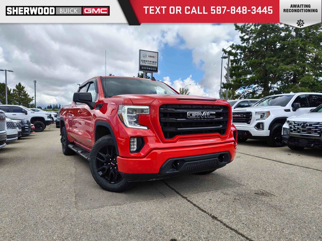 2021 GMC Sierra 1500 4WD Crew Cab 147 Elevation Red Sherwood Park - photo #0
