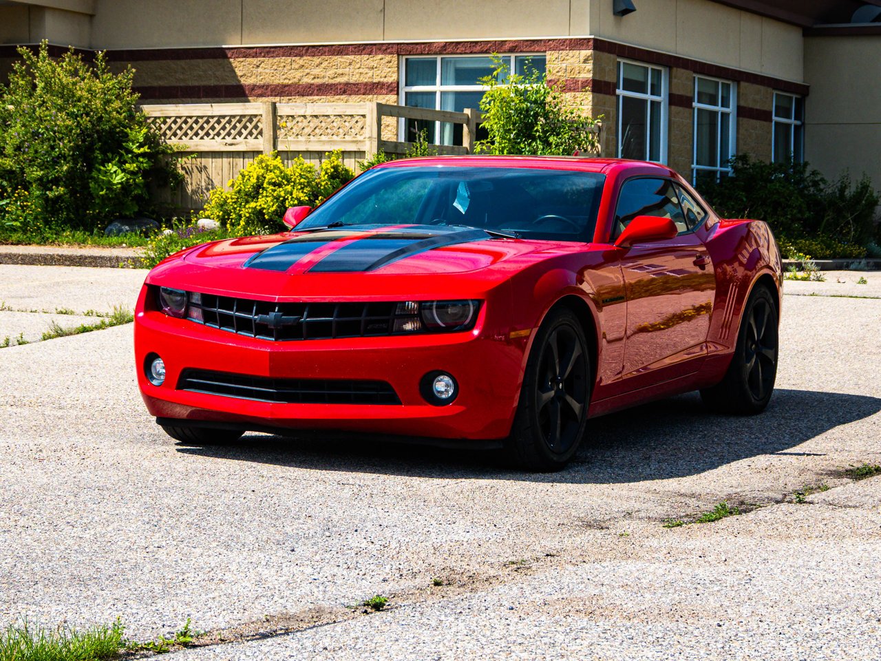 2013 Chevrolet Camaro 2dr Cpe 2LT Red Sherwood Park - photo #3
