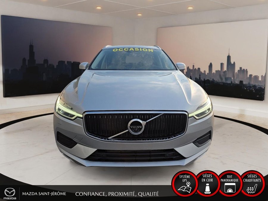 Volvo XC60 T6 Momentum | TOIT OUVRANT | CUIR | AWD | 2019 Gris