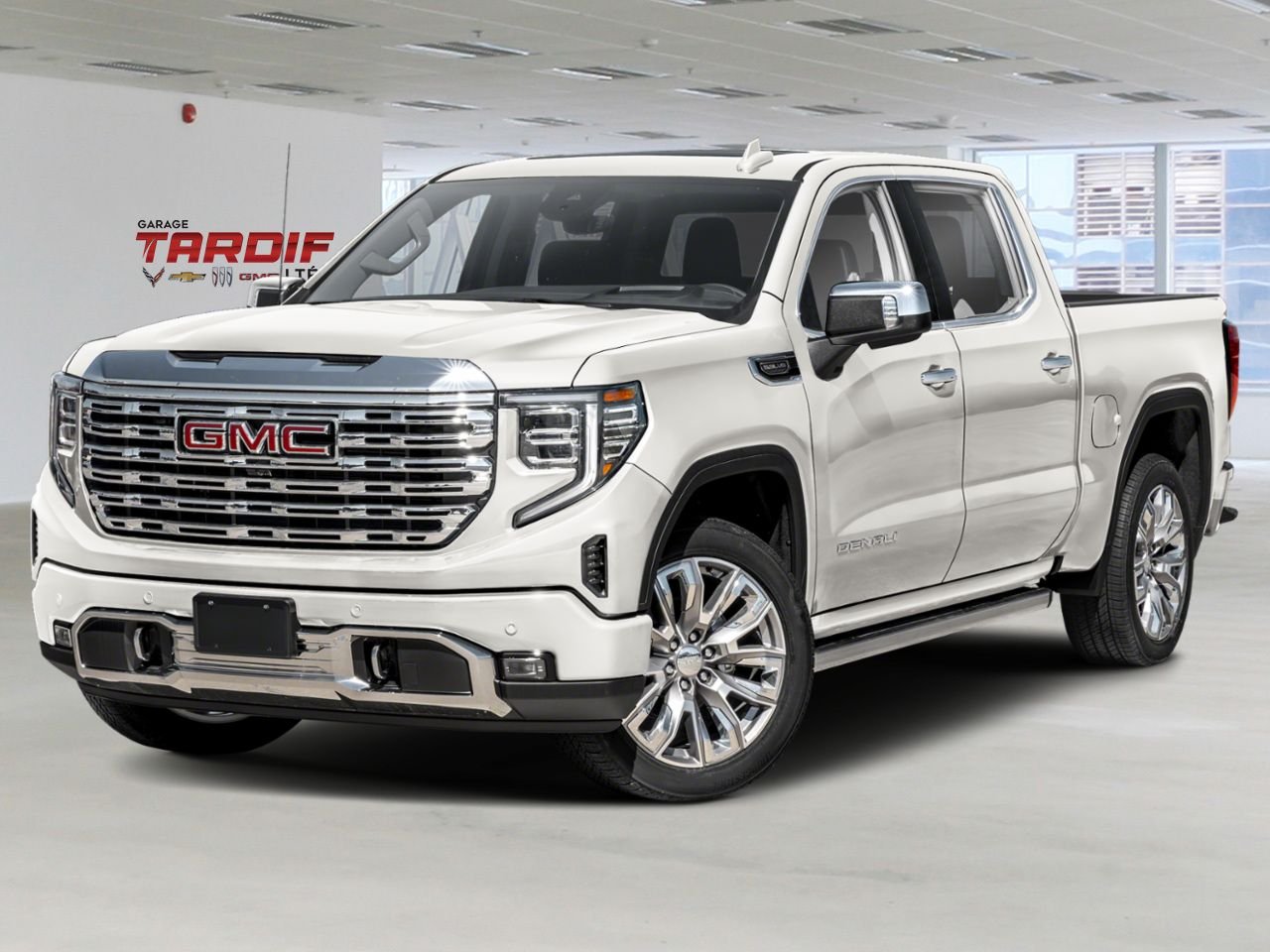 GMC Sierra 1500 Denali cabine multiplace 4RM 147 po 2026 Blanc glacier 3 couches Amos - photo #0