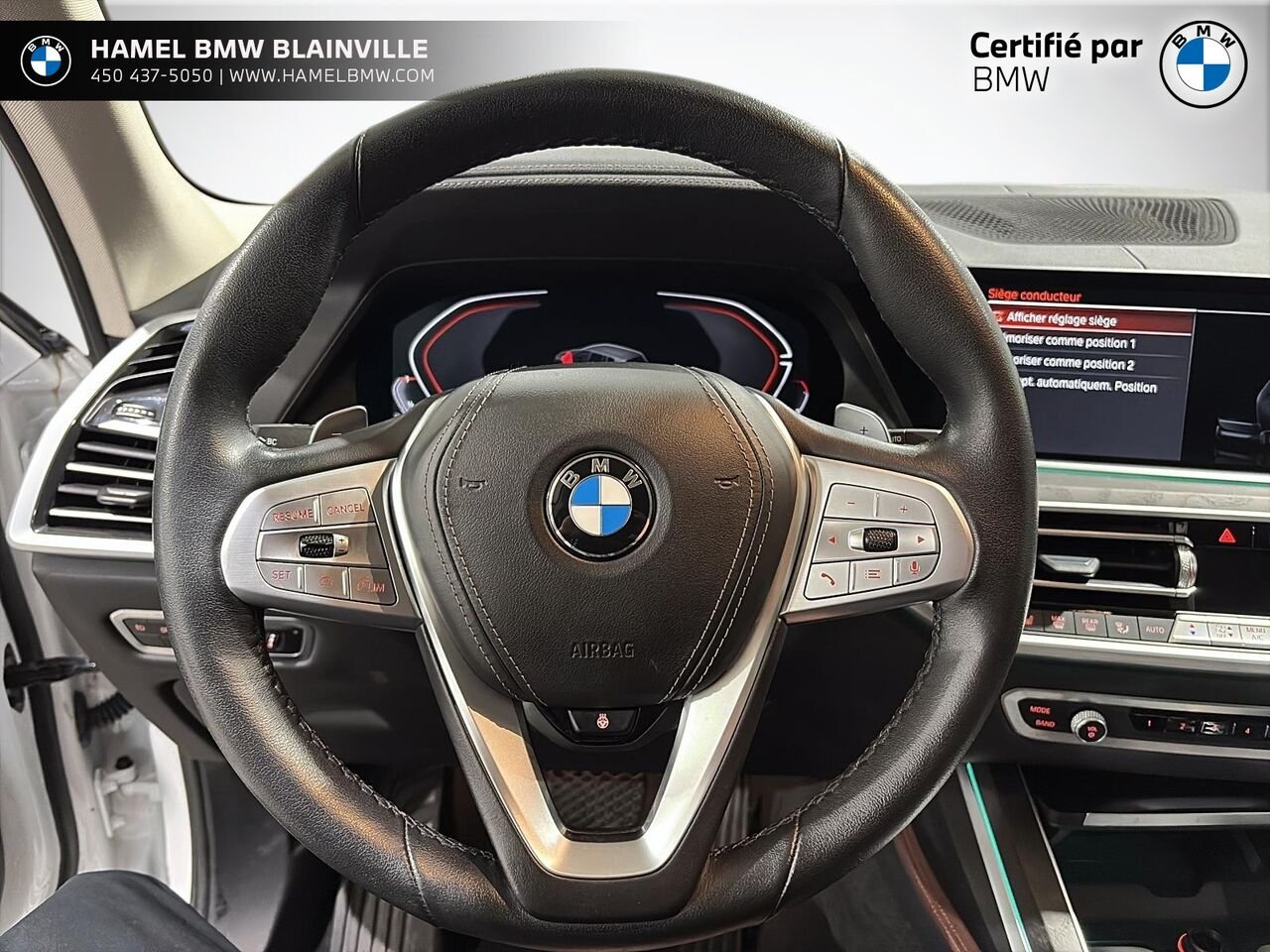 2022 BMW X7 xDrive40i véhicule d'activités sportives White Blainville - photo #11