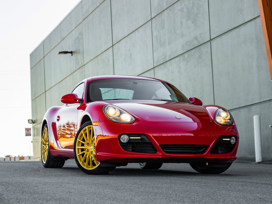 2010 Porsche Cayman 2010 Red