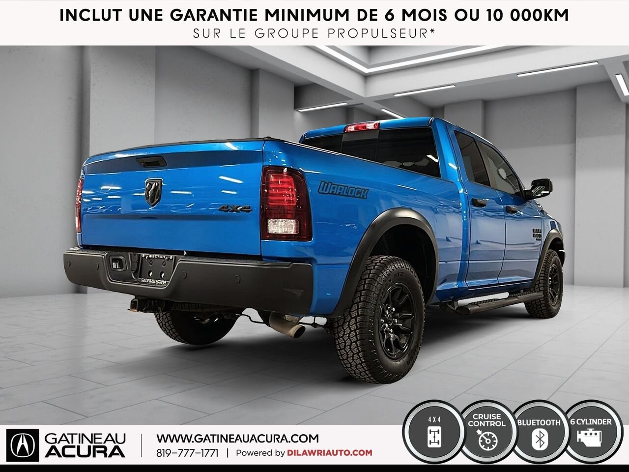 Ram 1500 Classic Warlock Quad Cab 4x4 2021 Bleu Ottawa & Gatineau - photo #11
