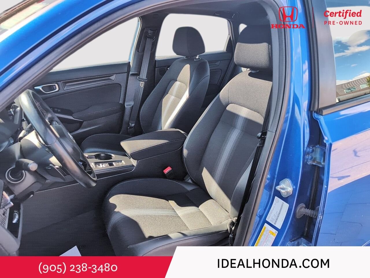2024 Honda Civic Sedan SPORT CVT / CLEAN CARFAX Blue Mississauga - photo #8