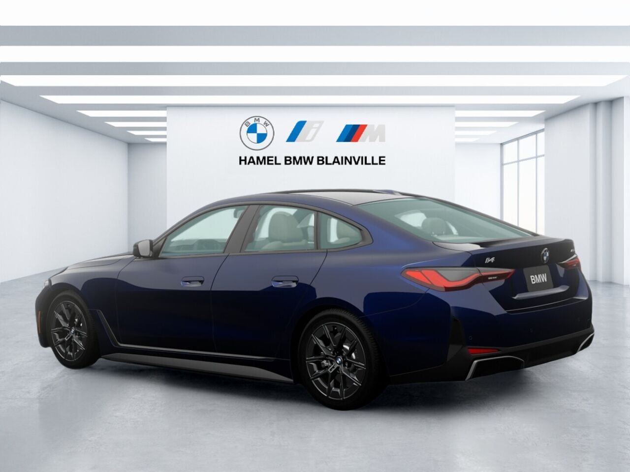 2026 BMW i4 Frozen Portimao Blue Blainville - photo #1