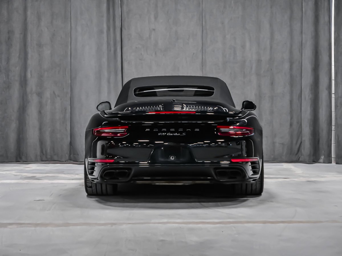 2017 Porsche 911 TURBO S Black Montreal - photo #8