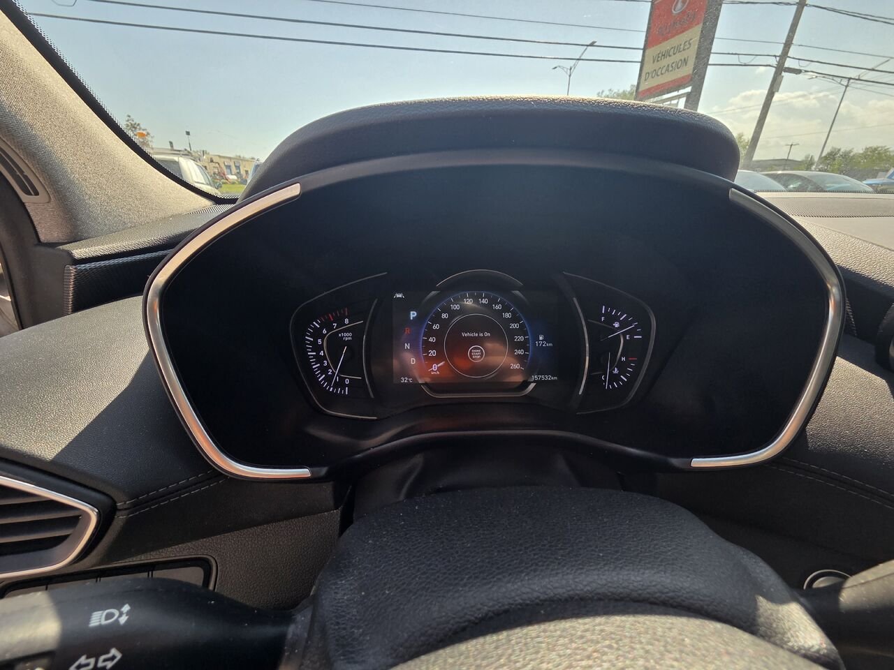 2019 Hyundai Santa Fe White  - photo #13