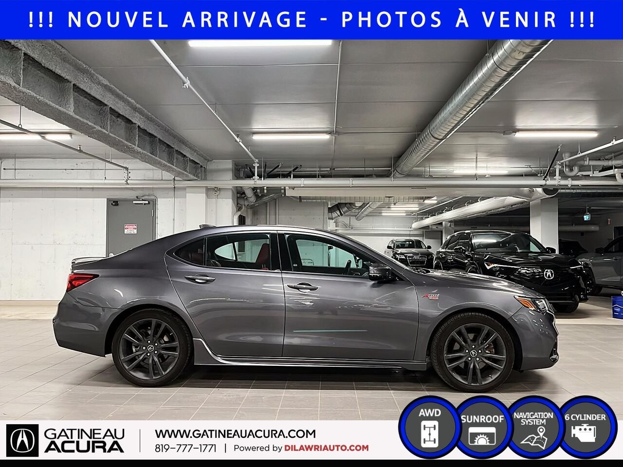 Acura TLX A-Spec Tech SH-AWD 2020 Gris Ottawa & Gatineau - photo #3