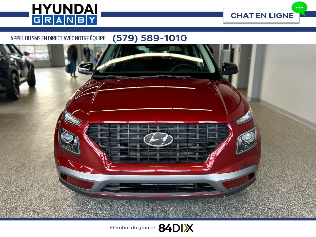2023 Hyundai Venue Red Granby - photo #2