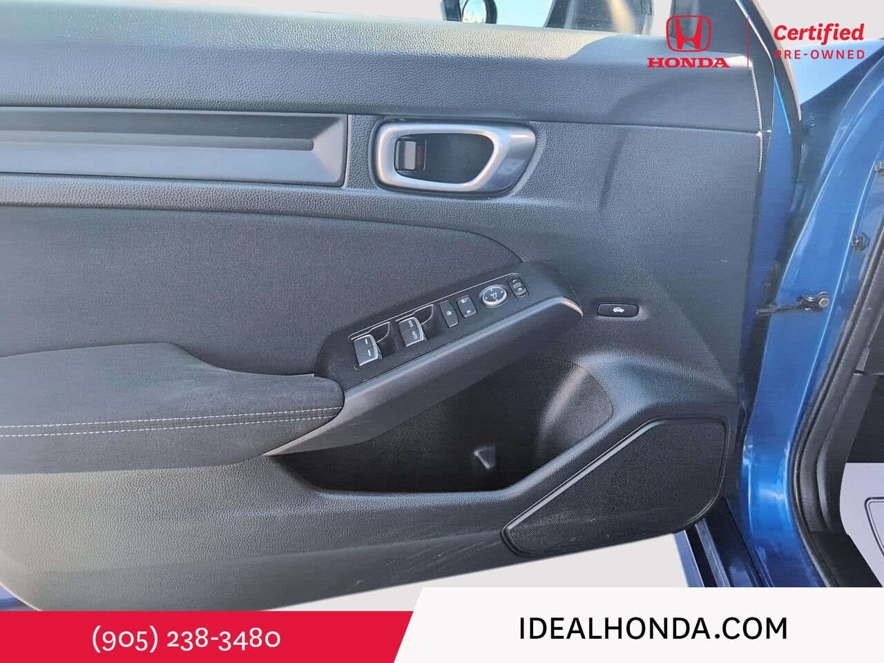 2024 Honda Civic Sedan SPORT CVT / CLEAN CARFAX Blue Mississauga - photo #7