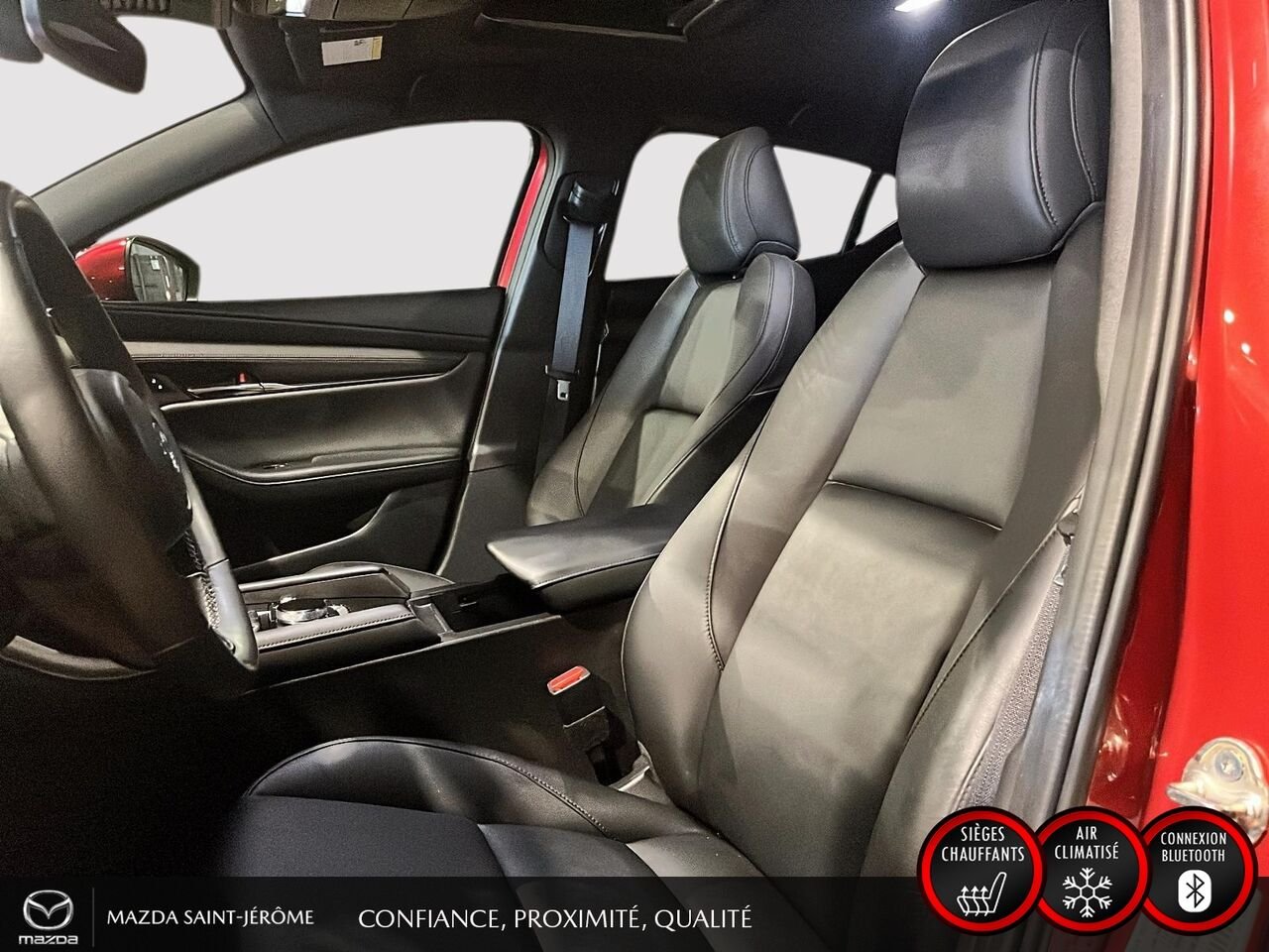 Mazda Mazda3 Sport GS LUXURY | AWD | TOIT OUVRANT | CUIR | 2024 Rouge Saint-Jérôme - photo #17