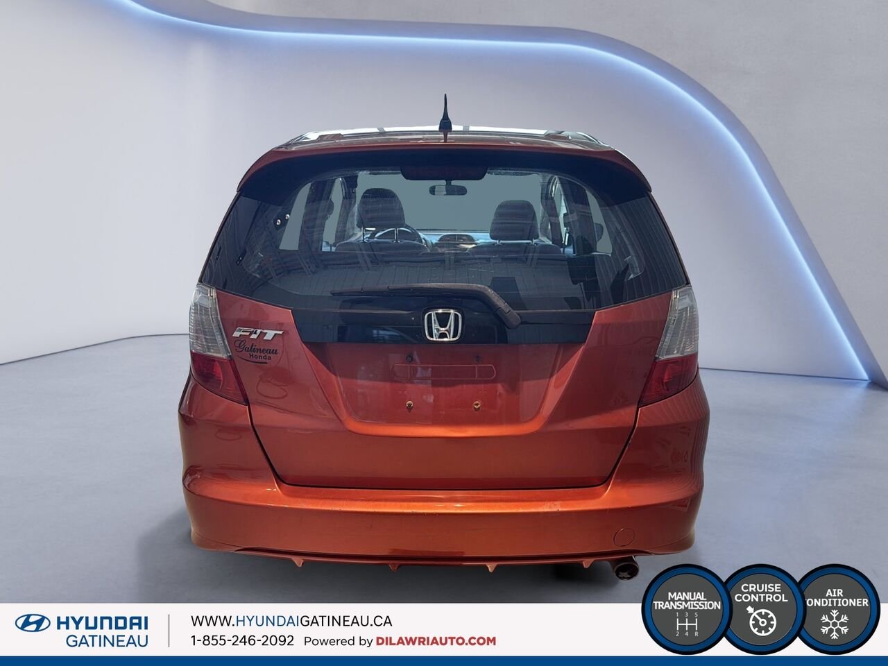 2013 Honda Fit Orange Gatineau - photo #2