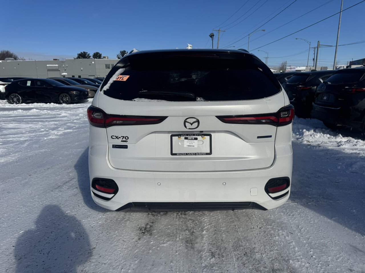 2026 MAZDA CX-70 PHEV Signature TI Rhodium White Metallic Saint-Jérôme - photo #5